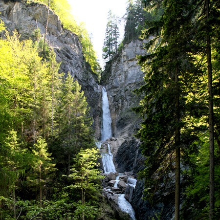 Martuljek watervallen in Slovenië; bron Mijn Slovenië