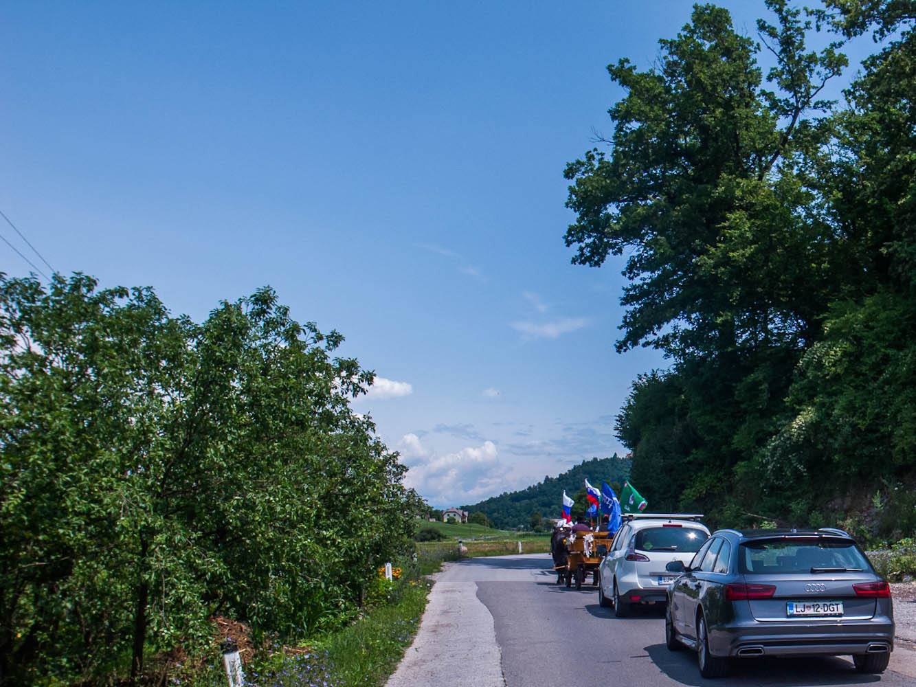 autovakantie auto slovenië weg