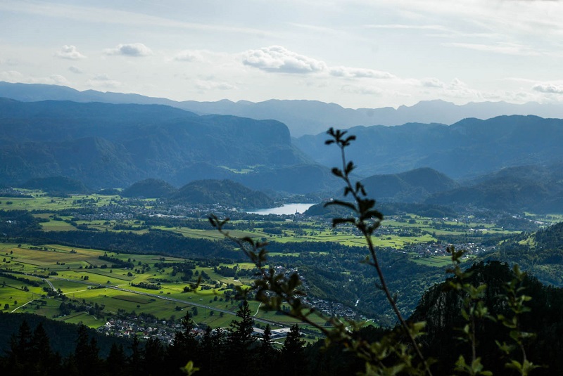 view towards Bled from path to Stol Karavanken Mark Koghee 2