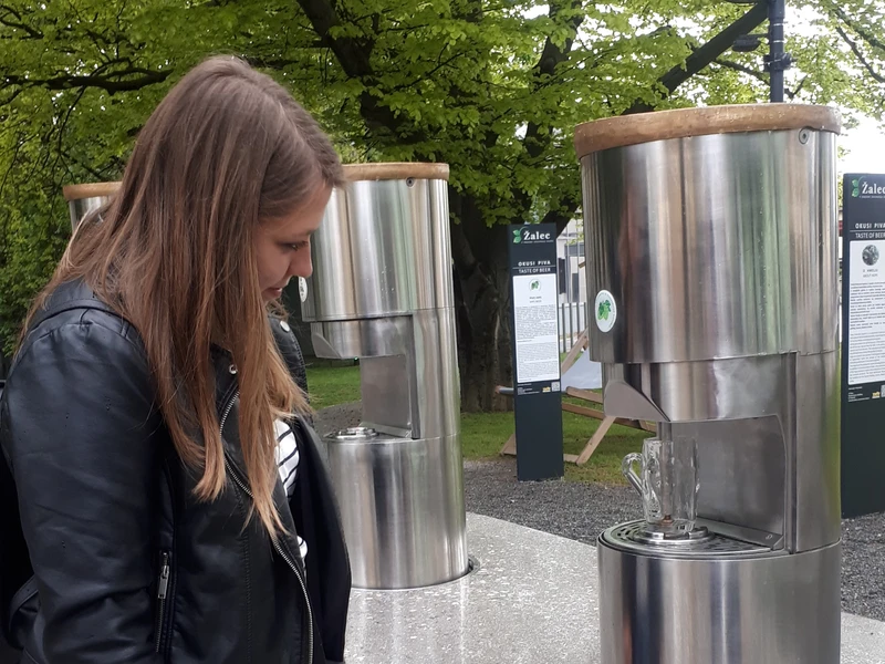 Zalec beer fountain