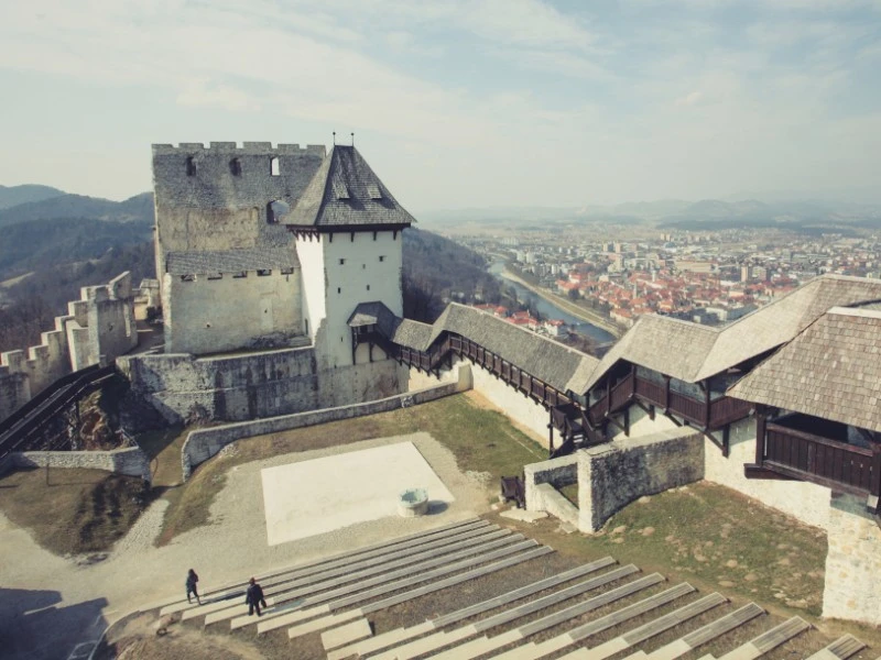 Celje kasteel Slovenie