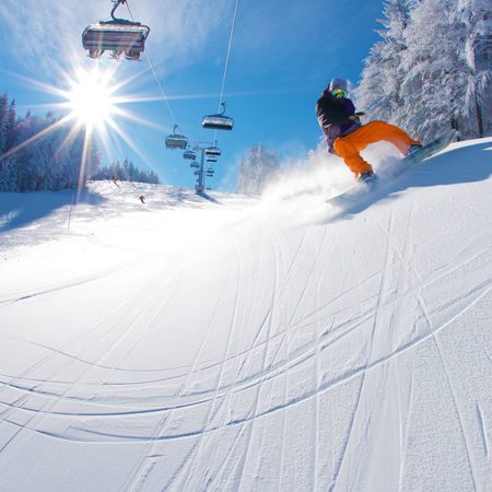 snowboarding, Maribor-Pohorje, ski resort, bron Aljaz Sedovsek, MijnSlovenie